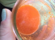 golden beet, carrot, orange, fennel bulb and ginger juice