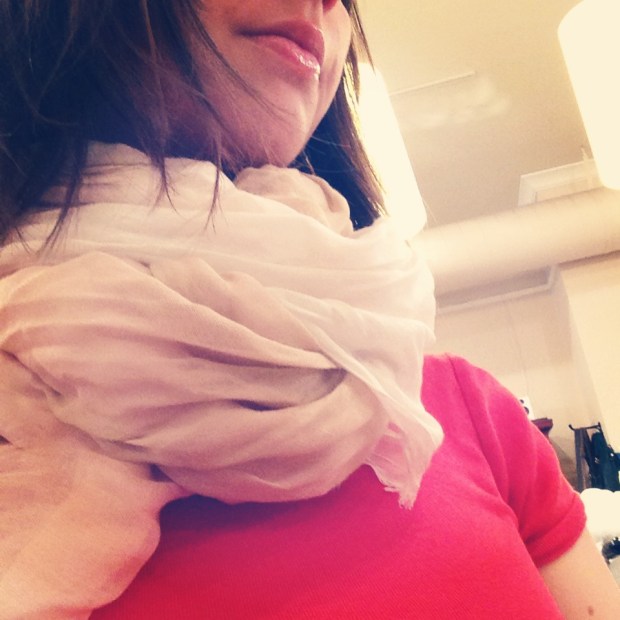 silk and cashmere scarf from Mes Amies