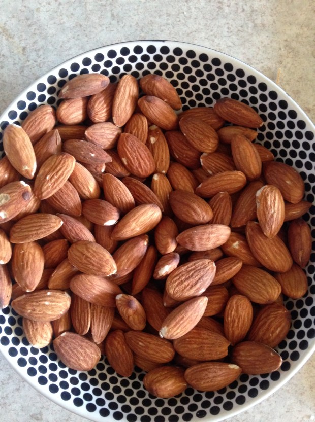 oven roasted almonds