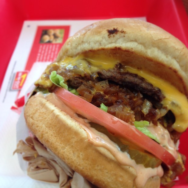 My first ever "Double Double Animal Style"