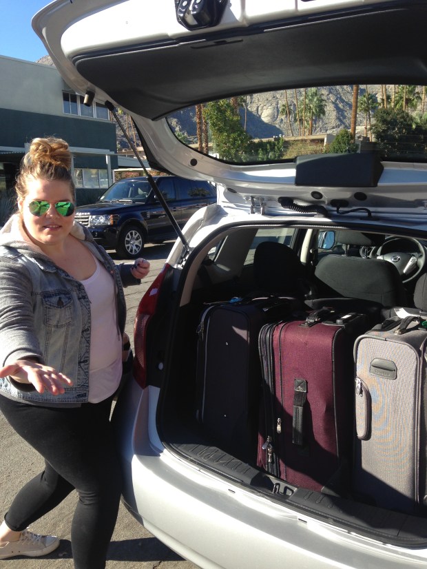 all packed up and ready to head home